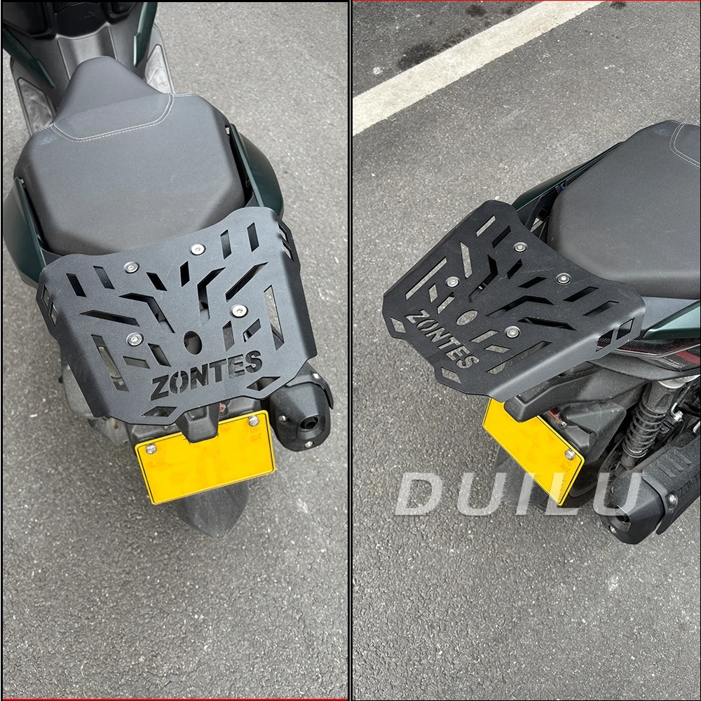 Motorcycle Modified Rear Cargo Rack Top Case Base Plate Top Case Mounting Bracket Tail Box Bottom Plate For Zontes 150X ZT150T-X