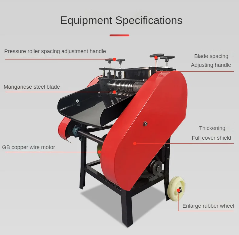 Automatic Commercial Scrap Copper Wire Stripping Machine, Multi-hole Household Small Power Cable Fine Wire Stripping Machine