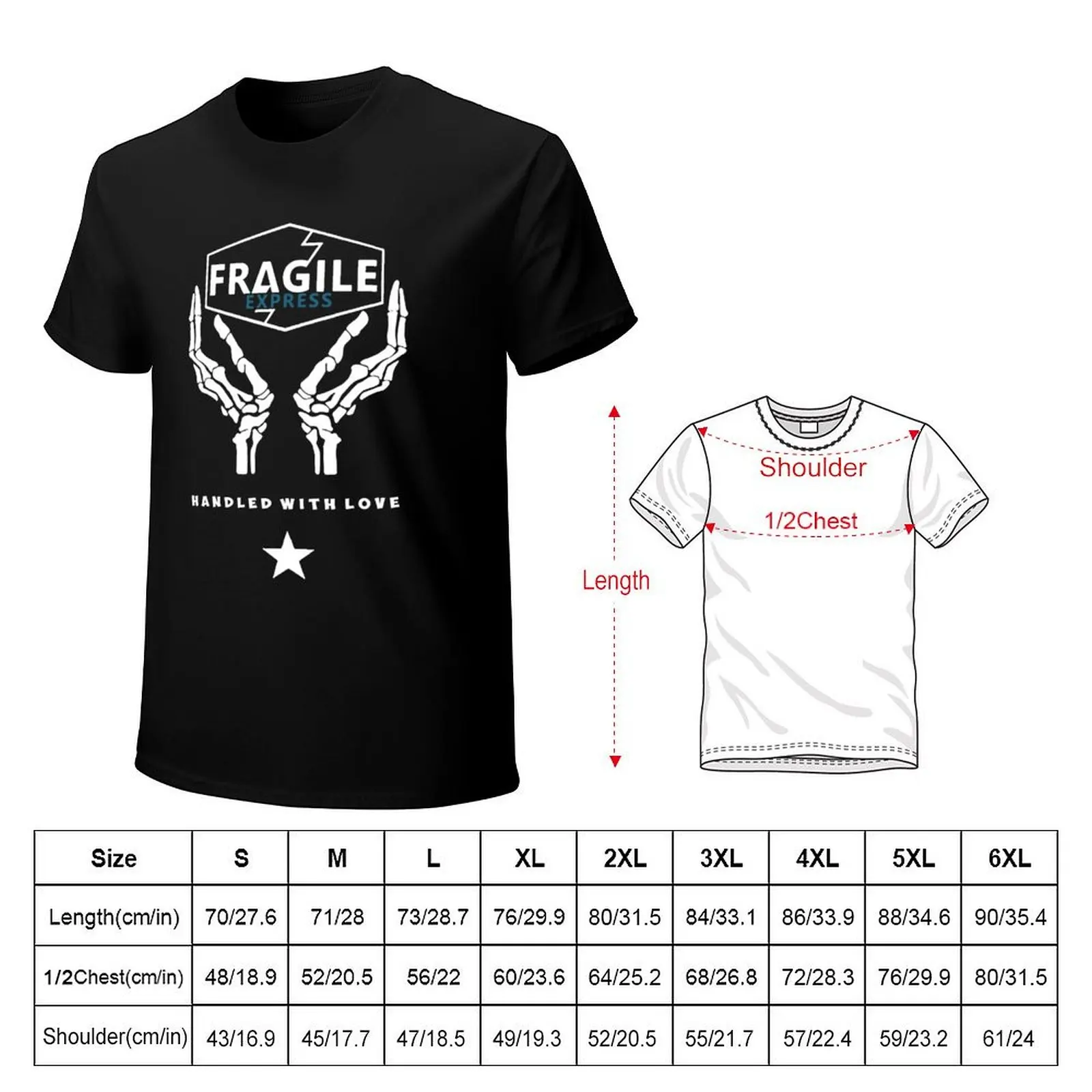 handled with love death art stranding game for fans T-Shirt cotton graphic tees summer top heavy weight t shirts for men