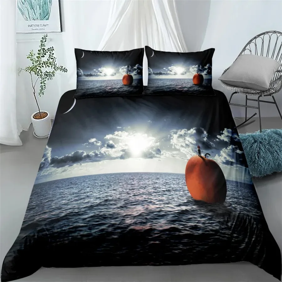 2024 Monster Hunter World Duvet Cover Set King Queen Double Full Twin Single Size Bed Linen Set