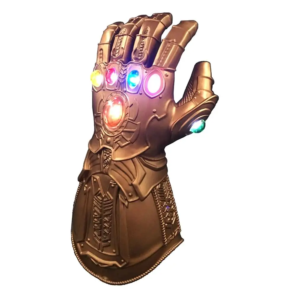 Halloween Cosplay Modell Leuchtender Handschuh Requisite Film-Modell Handschuh Abnehmbarer LED-Edelstein Rollenspiel-Geschenk Halloween Karneval Geschenk-Set – Detail 10