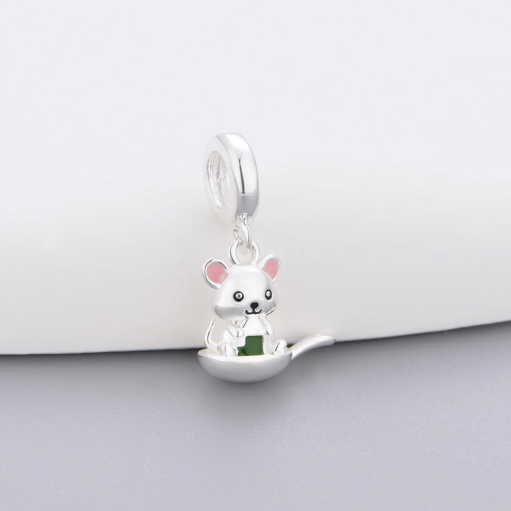 Fit Pandora Original Hot Selling Exquisite Animal Pendant DIY Bracelet Necklace Gift Environmentally Friendly Copper Material