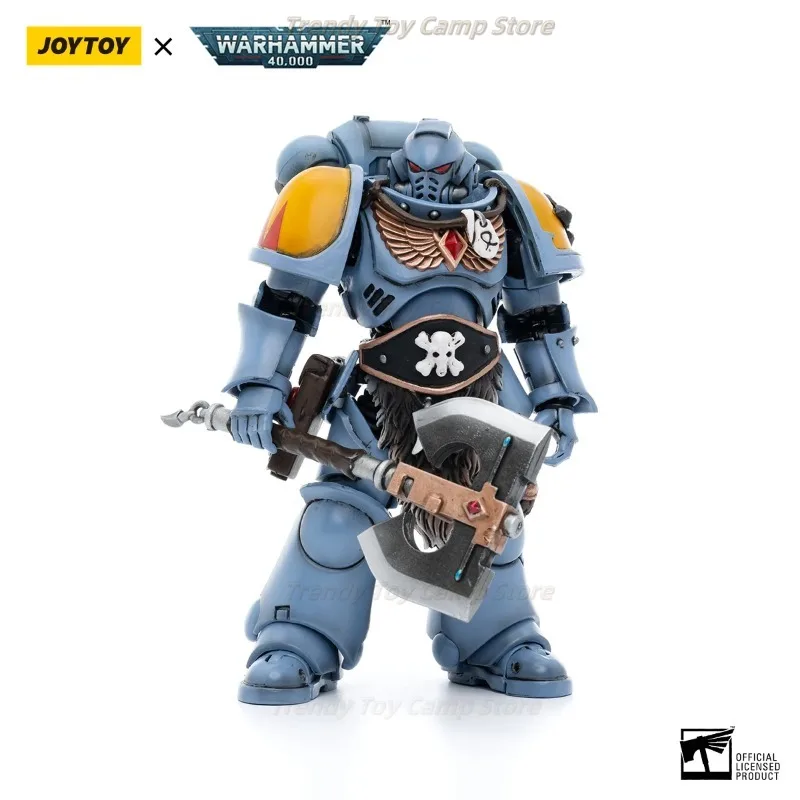【متوفر】JOYTOY 1/18 عمل الشكل Warhammer 40K الفضاء الذئاب مخلب حزمة Sigyrr Stoneshield شخصيات كرتونية اللعب جمع نموذج