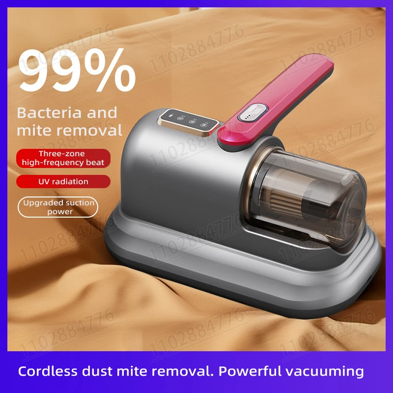 Dust Mite Machine Wireless Home Bed Handheld Hoover Ultraviolet Germicidal Machine Large Suction Power To Remove Mites