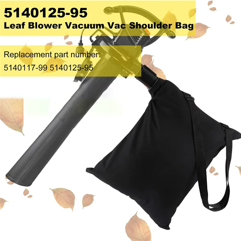 COFA-5140125-95 Leaf Blower Vacuum Vac Shoulder Bag, For BV3100/BV2900 Blower,Shoulder Bag/Replacement Leaf Bag 5140117-99