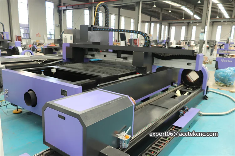 1530 CNC Fiber Laser Cutting Machine 1.5kw-30kw Raycus Source Aluminum Stainless Steel Metal Pipe Sheet Tube Cutting Function