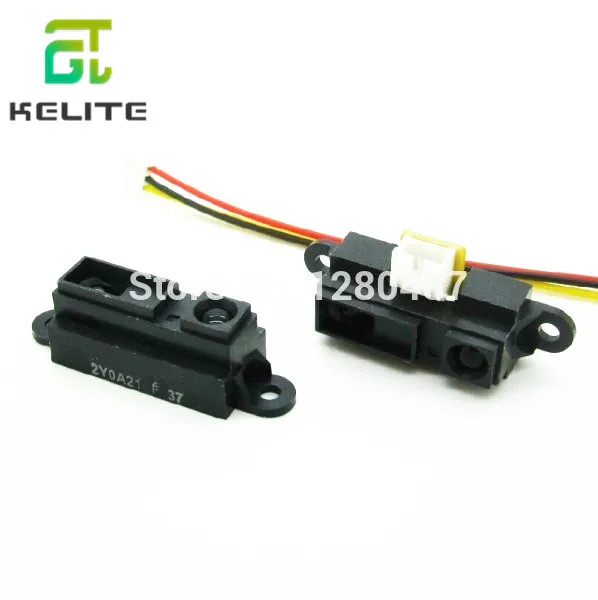 HAILANGNIAO 1PCS/LOT GP2Y0A21YK0F 100% NEW 2Y0A21 10-80cm Infrared distance sensor (INCLUDING WIRES )