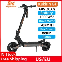 kukirin G4 2000w 60v 20ah electric scooter 11 inch road tyres top speed 70km/h led display foldable Kugookirin G4 skateboard