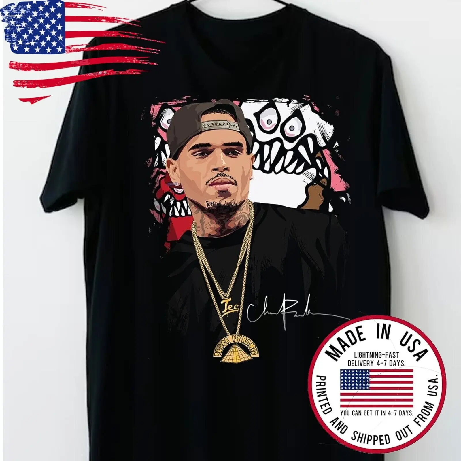 New Popular Chris Brown Gift Funny Men All Size T-Shirt QN441