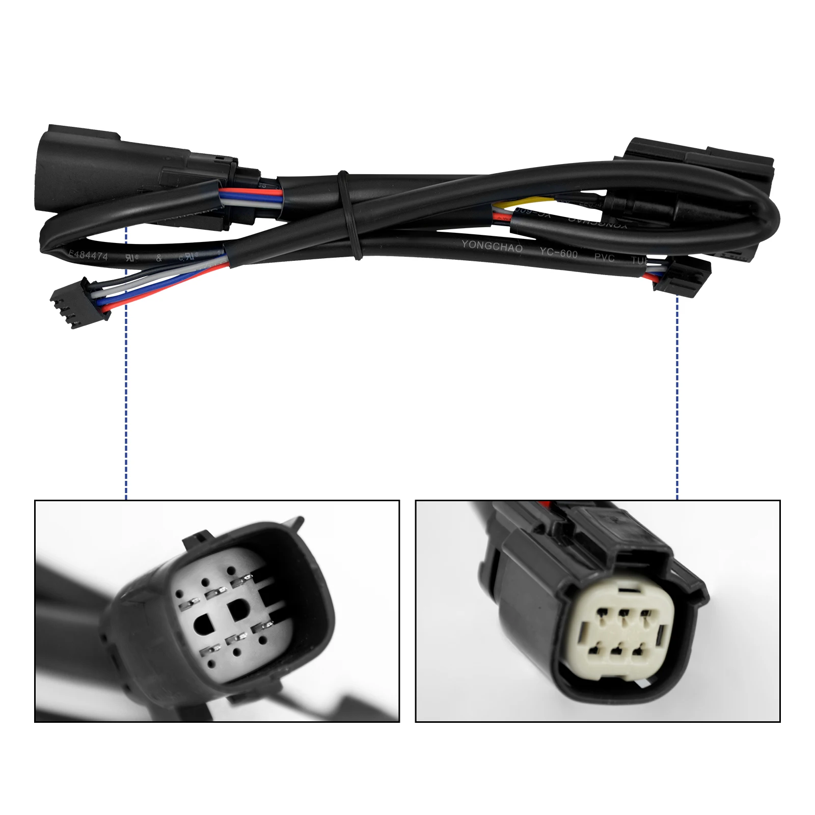 Motorcycle Saddlebag Accent LED Light Rear Filler Turn Signal Insert Lamp For Harley Touring Road Electra Glide FLHR 2014-Later