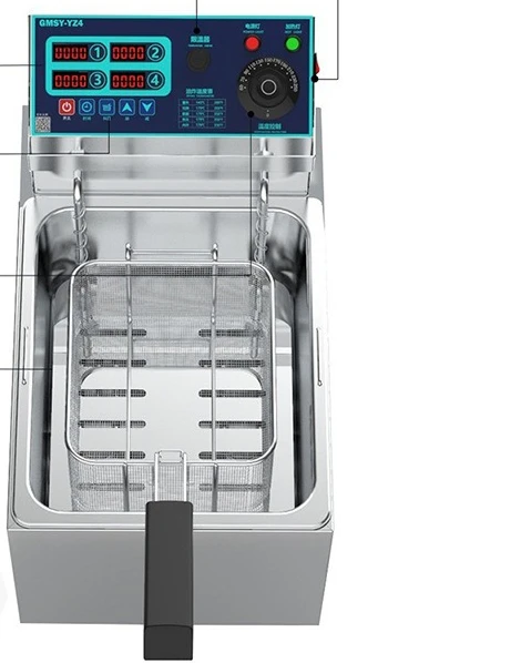

Commercial automatic temperature control electric fryer, deep fryer, large-capacity chicken chop equipment, French fries fryer