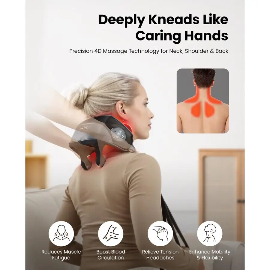 و براد T2 مسدس تدليك شياتسو مدلك الرقبة