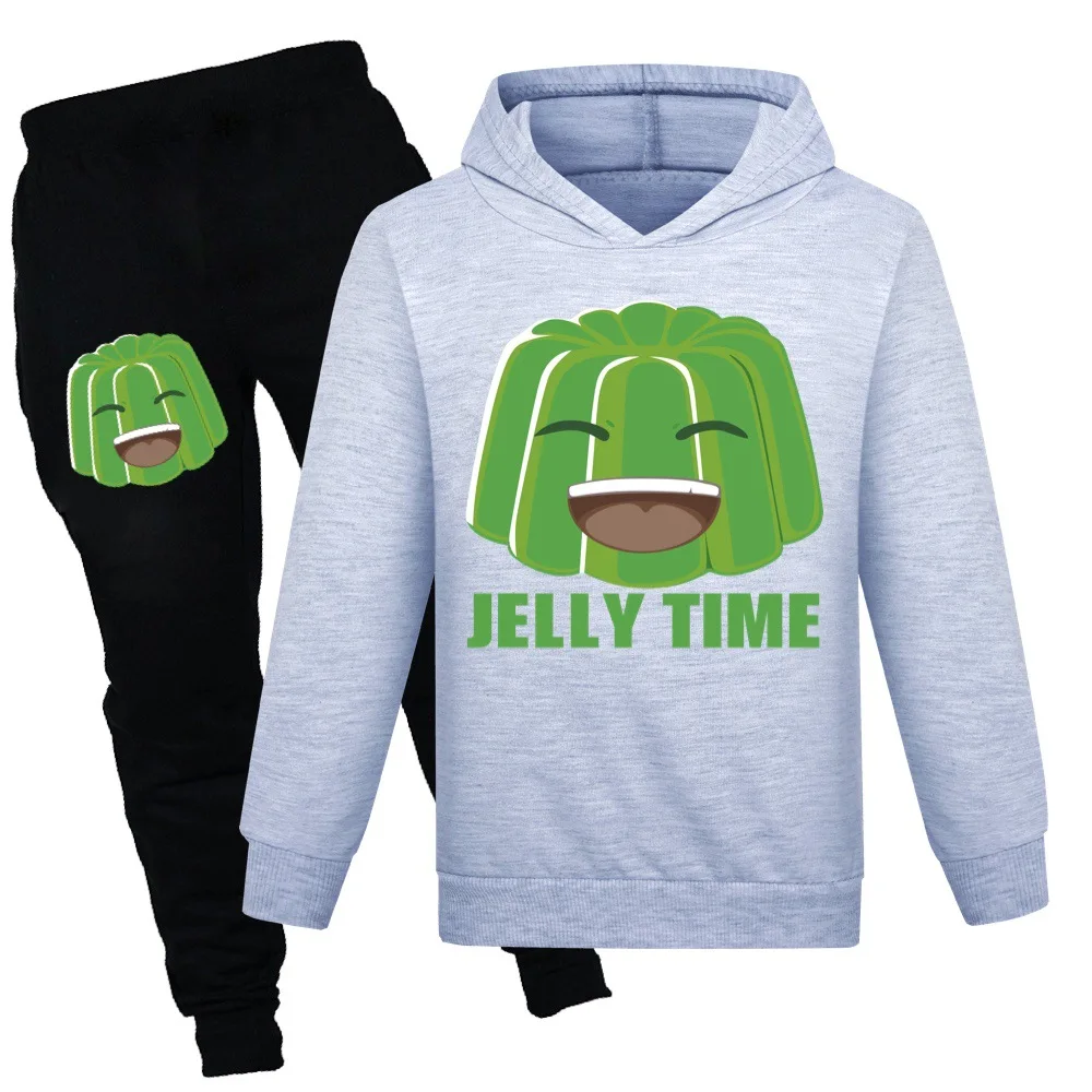 الأولاد أزياء ملابس الاطفال جيلي الوقت طويلة الأكمام بلوزات + السراويل 2PCS الدعاوى طفل الفتيات Outfits465