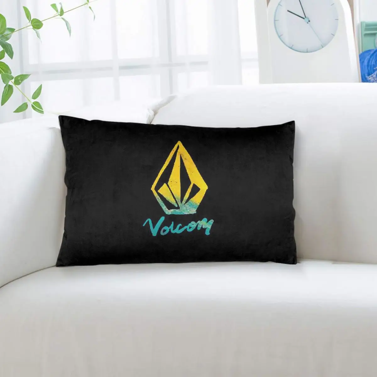 Volcoms Logo Rectangle Pillowcase Cushion Cover Decor Bedroom Bed Home Comfort Throw Pillow