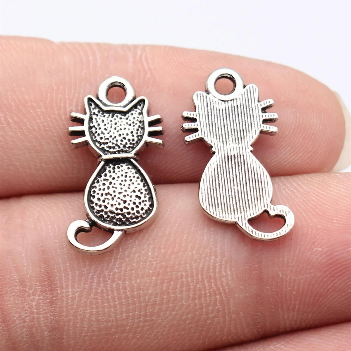Charms Jewelry Making Accessories Zinc Alloy Hollowed-Out Cat Star Circle For Handmade Craft