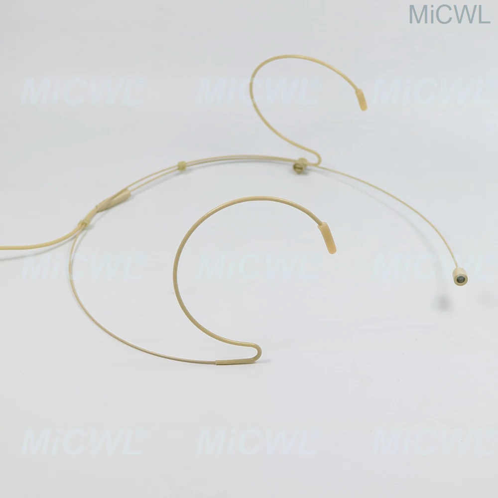 Beige Ear Hooks ชุดหูฟังไมโครโฟนสําหรับ MiPro Wireless System ACT77