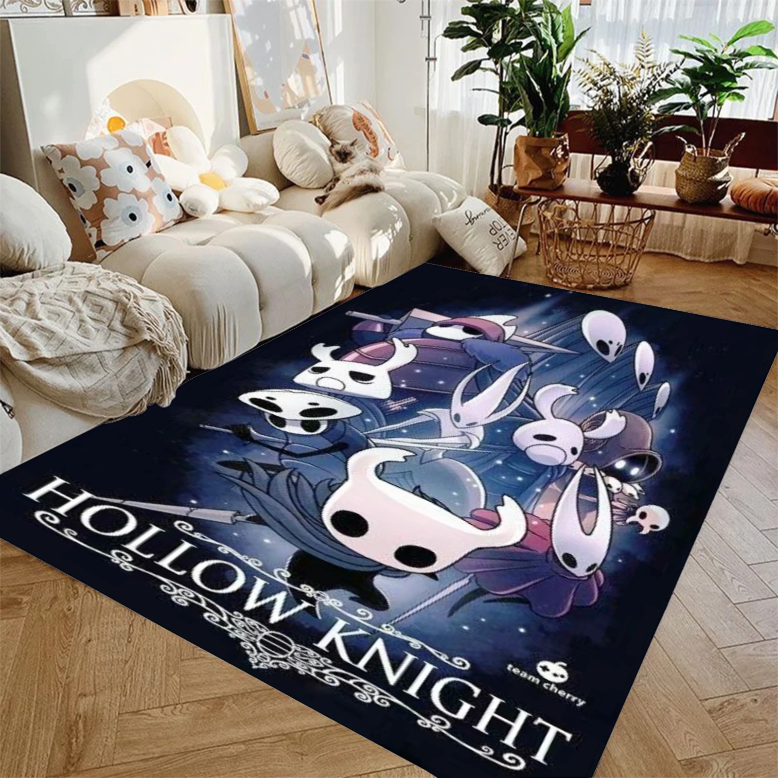 Hollow Knight carpet Hot Video Game 3d Art Print Non-slip and Water-absorbent for Living Room bathroom rug yard mat Home Decor