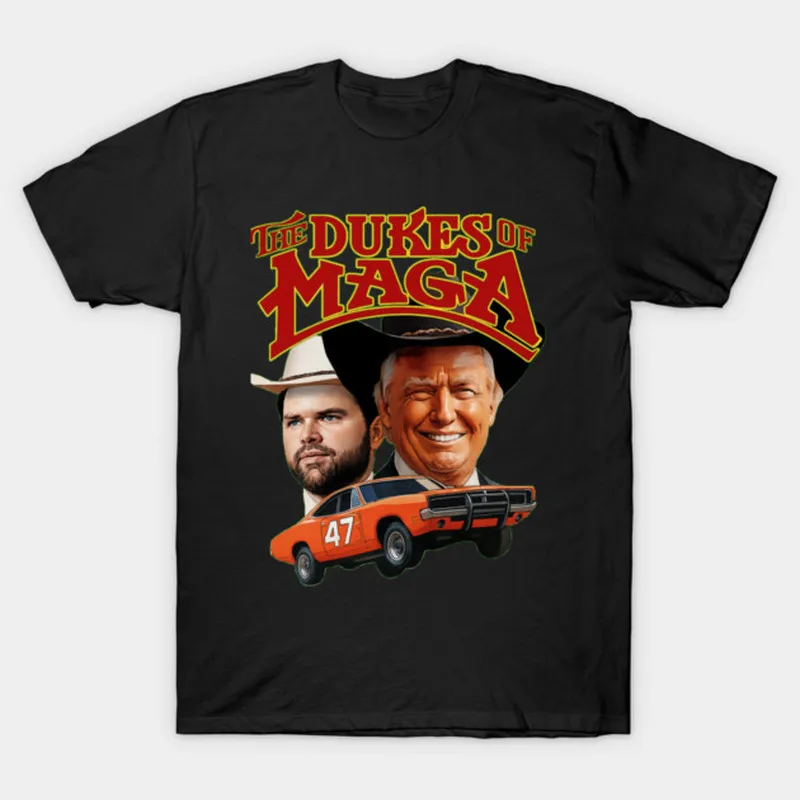 Retro Dukes of Hazzard Vintage Hazzard County Racing Graphic T-Shirt General Lee 01 Muscle Car Tee Classic 80s TV Fan Gift Tops