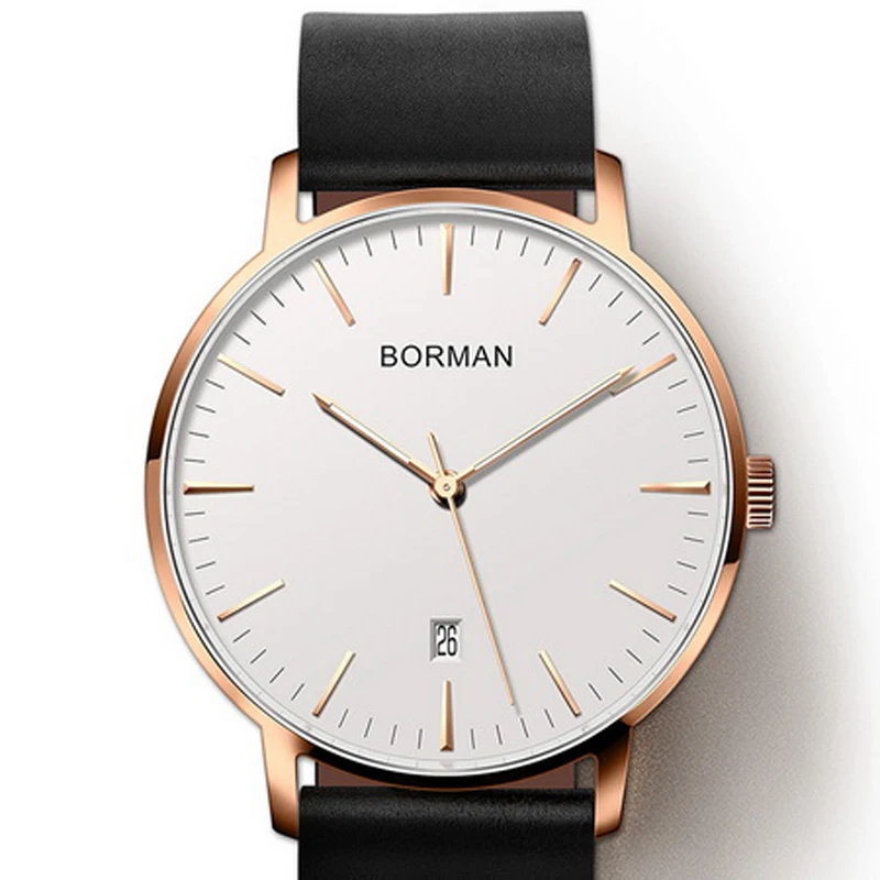 Jam Tangan Pria Mekanis Otomatis BORMAN MZ4813 Merek Mewah Swiss Baru Jam Tangan Ultratipis Tahan Air 50M Safir BM16029