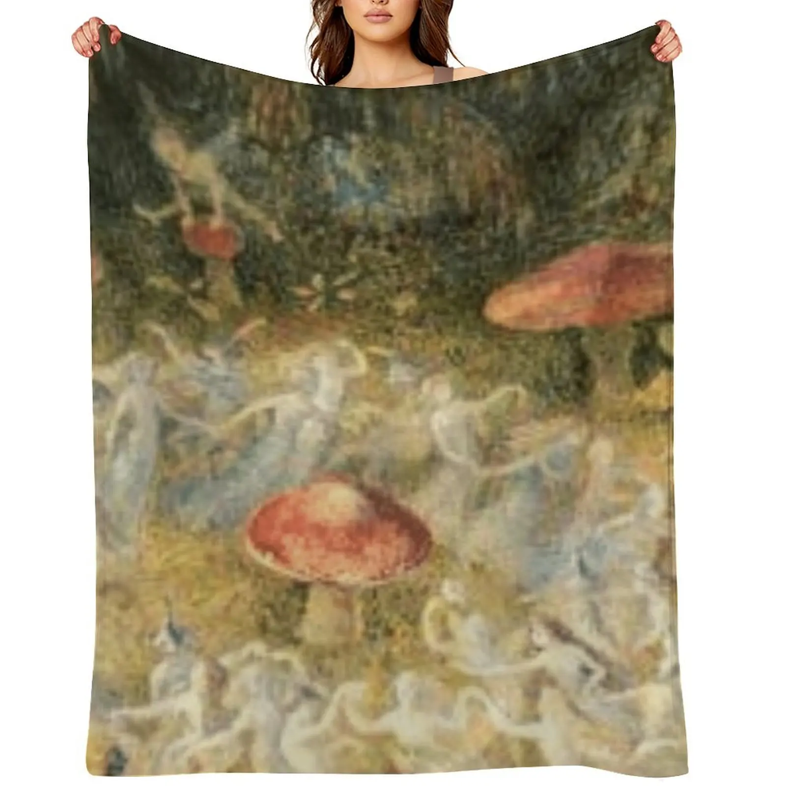 

Robert Doyle: In Fairyland Illustration, Vintage Art Throw Blanket Flannel For Baby Retros Sofa Quilt Blankets