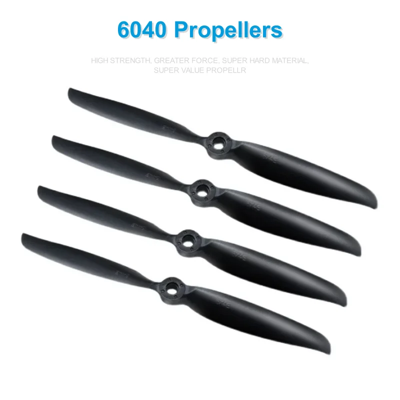 

10pcs/lot 6040E 6x4E Propellers Glass fiber & Nylon Props fit 2450 High Speed Brushless Motor for RC Airplane Quadcopter Part