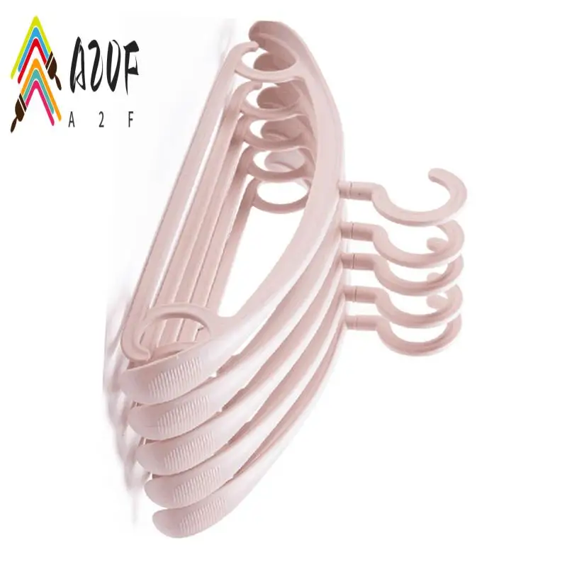 

A20F-10 Pack Heavy Duty Plastic Hangers Swivel Hook Clothes Hanger Wide Shoulder Non-Slip Thick Coat Hanger Pink