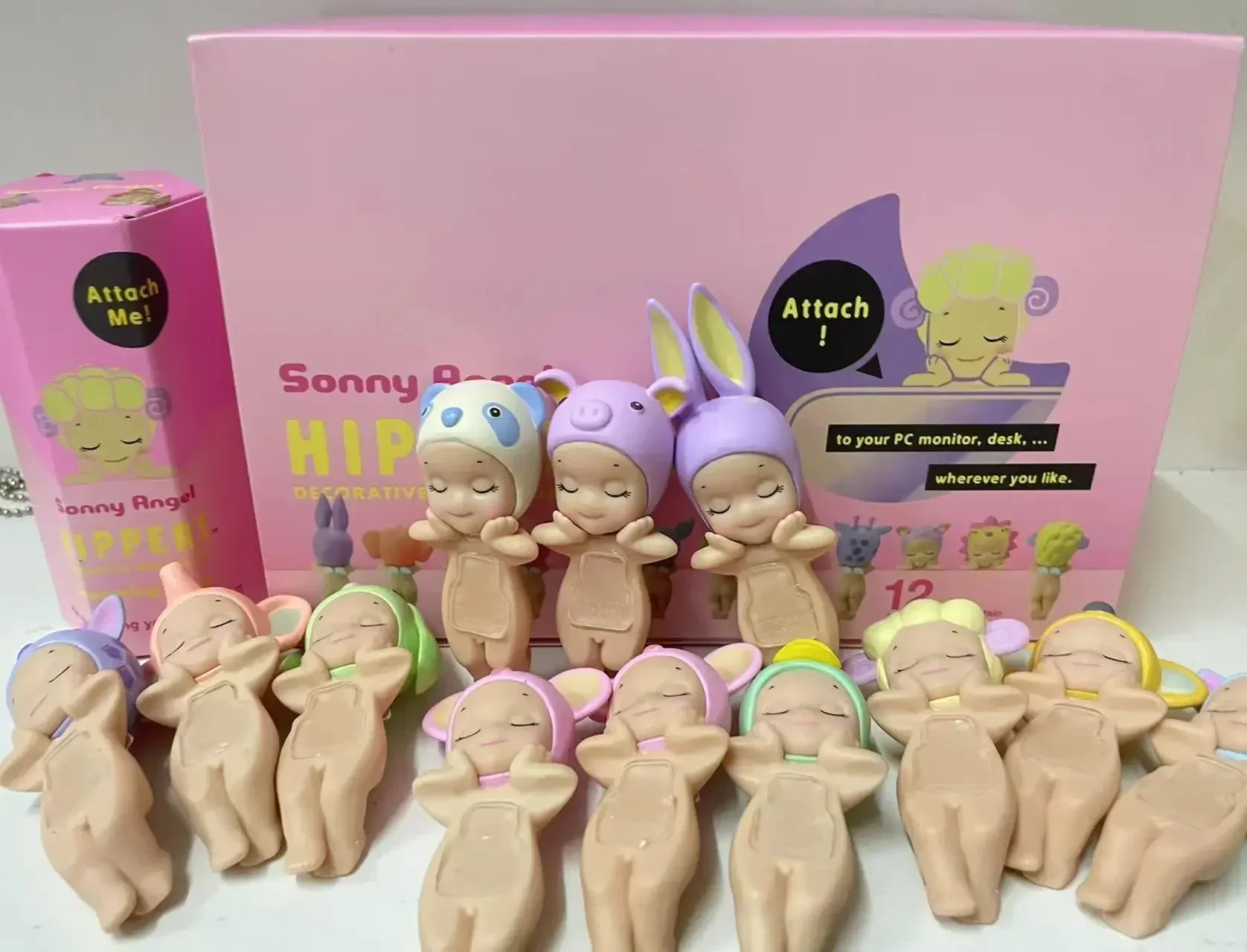 Figuras de dibujos animados Sonny Angel, caja aleatoria de 1 Uds., serie Dreaming, Mini adornos, muñecas, Fans, regalos de cumpleaños y Navidad para niños