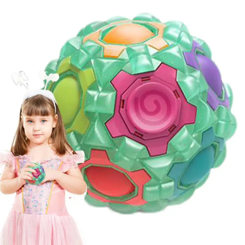 

Puzzle Ball Multifunctional Body Massage Ball Colorful Ball Puzzle Cube Fun Educational Fidget Ball Puzzle Game For Boys Girls