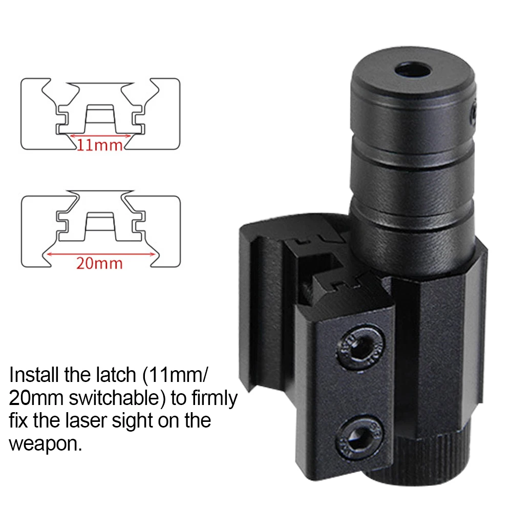 Mini Tactical Green/Red Laser 11mm/20mm Picatinny Dual-use Sights for Pistol Handgun Gun Dot Laser