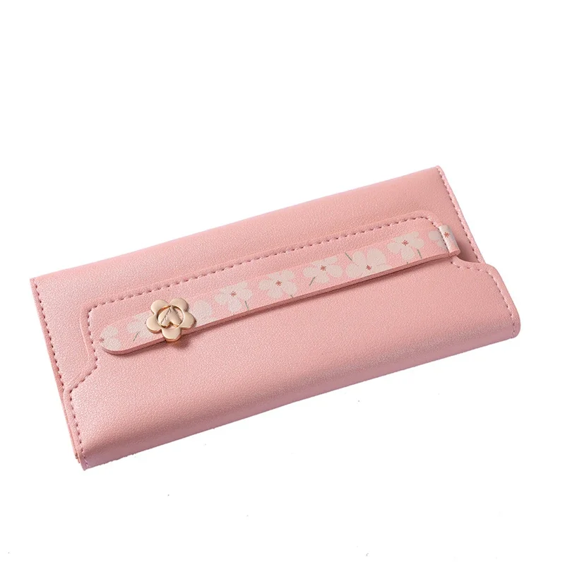 Women Long Wallets Purses Luxury Flower Wallets For Ladies Girl Money Pocket Card Holder Female Wallets Phone Clutch Bag