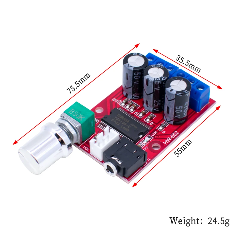 YDA138-E Digital Audio Amplifier Board 12W*2 Stereo Dual Channel Audio Amplifiers DIY Sound System Speaker Home Theater