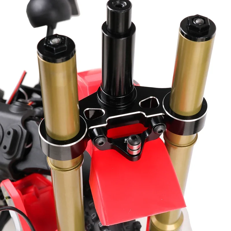 KYX Racing CNC Pivot de direction en aluminium mises à niveau pièces accessoires pour 1/4 RC moto Losi Promoto-MX