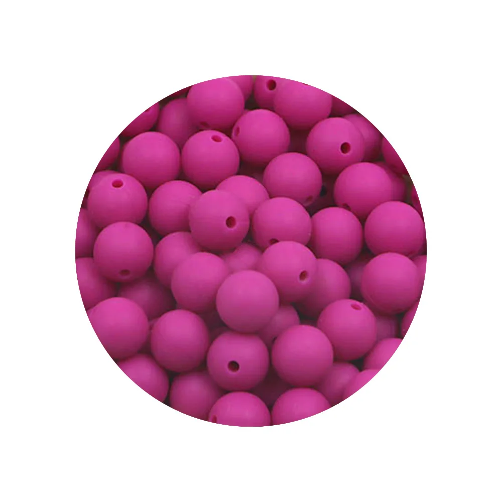 50 stks/partij 12/15mm Nieuwe Kleur Siliconen Kralen Kralen Voor Sieraden Maken DIY Ketting Armband Sieraden Accessoires