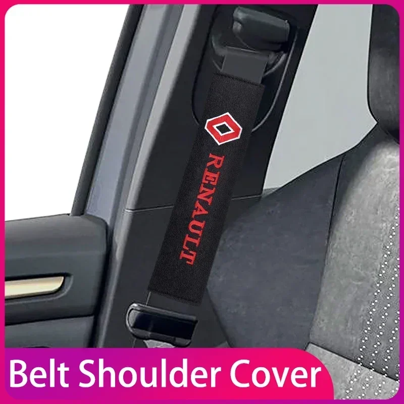 

Car Seat Belt Cover styled Cotton Safety Shoulder Protector For Renault Megane 2 3 4 Twingo Talisman Captur Trafic Kwid Scenic 2