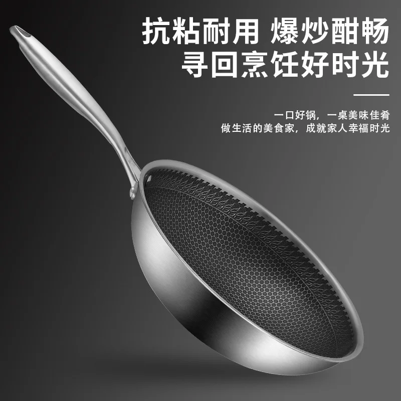 Imagem -05 - Wok Portátil de para Fogão a Gás Frigideira Churrasqueira Durável Fornecimento de Cozinha Chinesa Fogão Trabalho Utensílio Aço Inoxidável