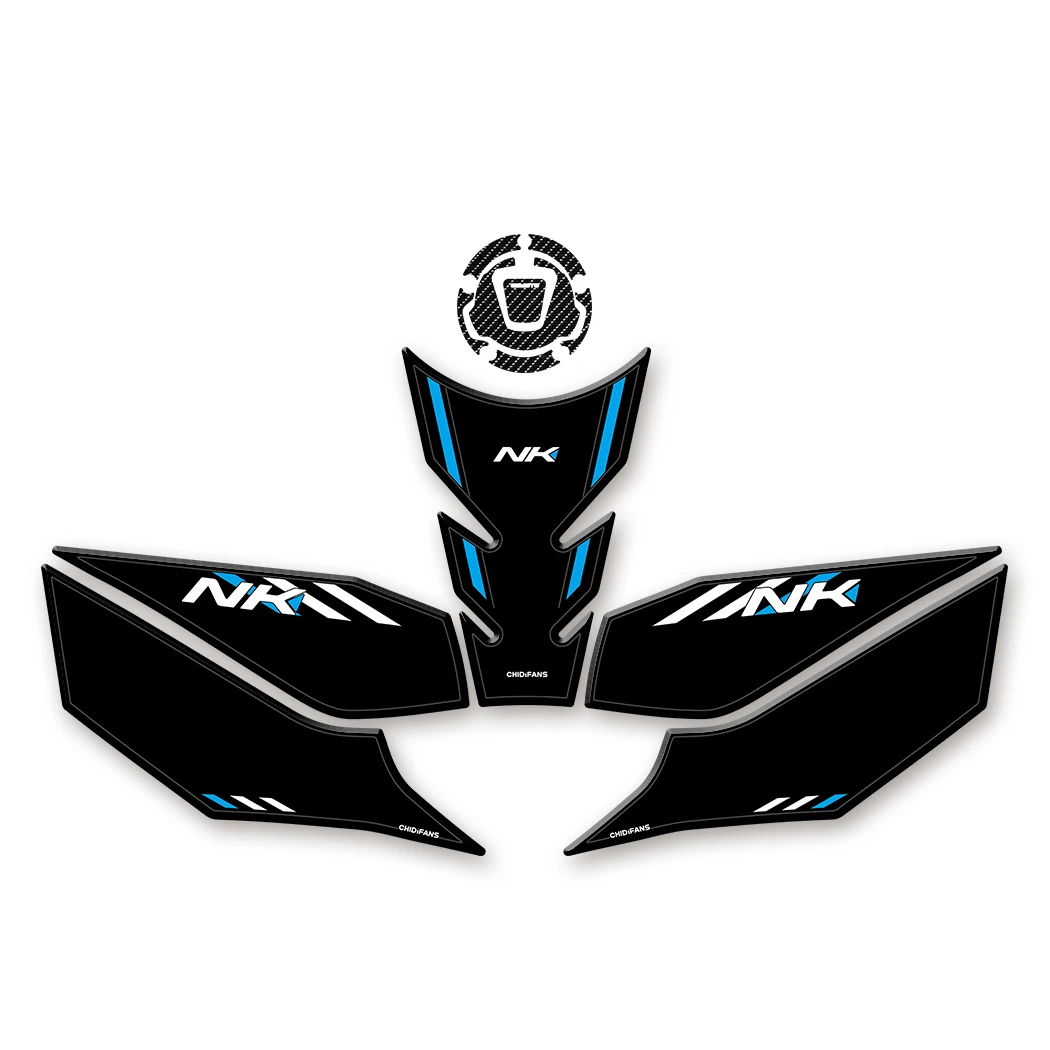 ل CFMOTO 675NK دراجة نارية المطاط خزان الوقود حماية أطقم وسادة الغاز ملصقات الديكور تجديد دراجة نارية الملحقات #4