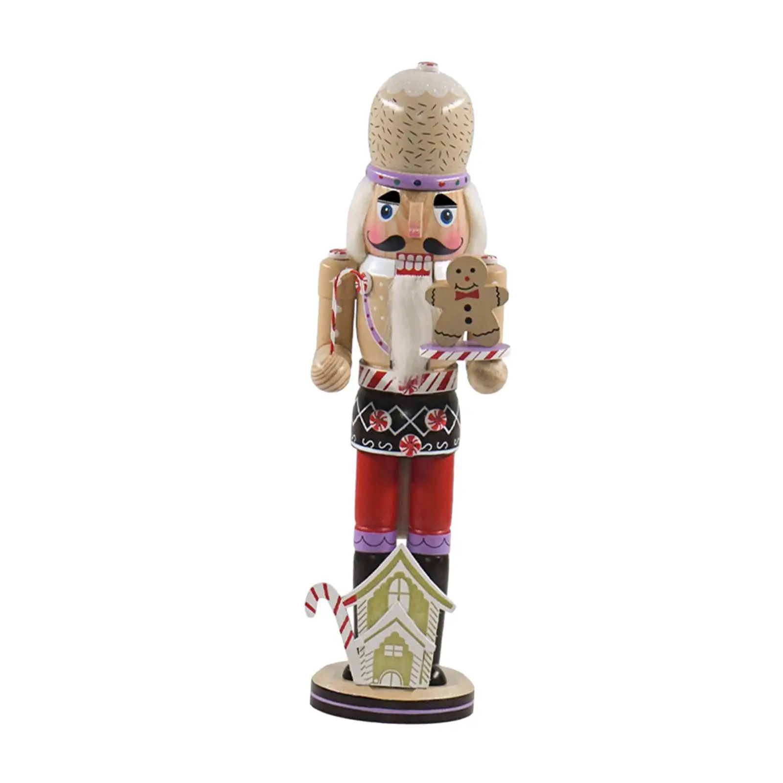 Nutcracker Figure Toy Figurine 14 inch for Party Favors Fireplace Decoration