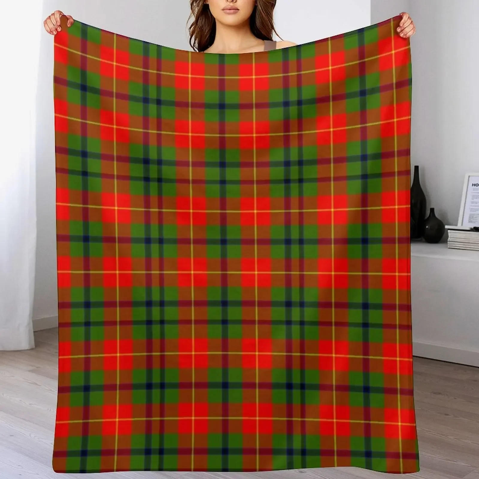 Clan Turnbull Tartan Throw Blanket Kid'S Plaid funny gift Vintage Blankets