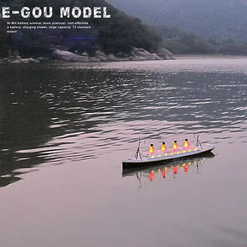 Remote Control Rc Titanic, Remote Control Ship, Cruise Ship, Speedboat, Water Toy Model Decoration, Adult And Children'S Toy Boa