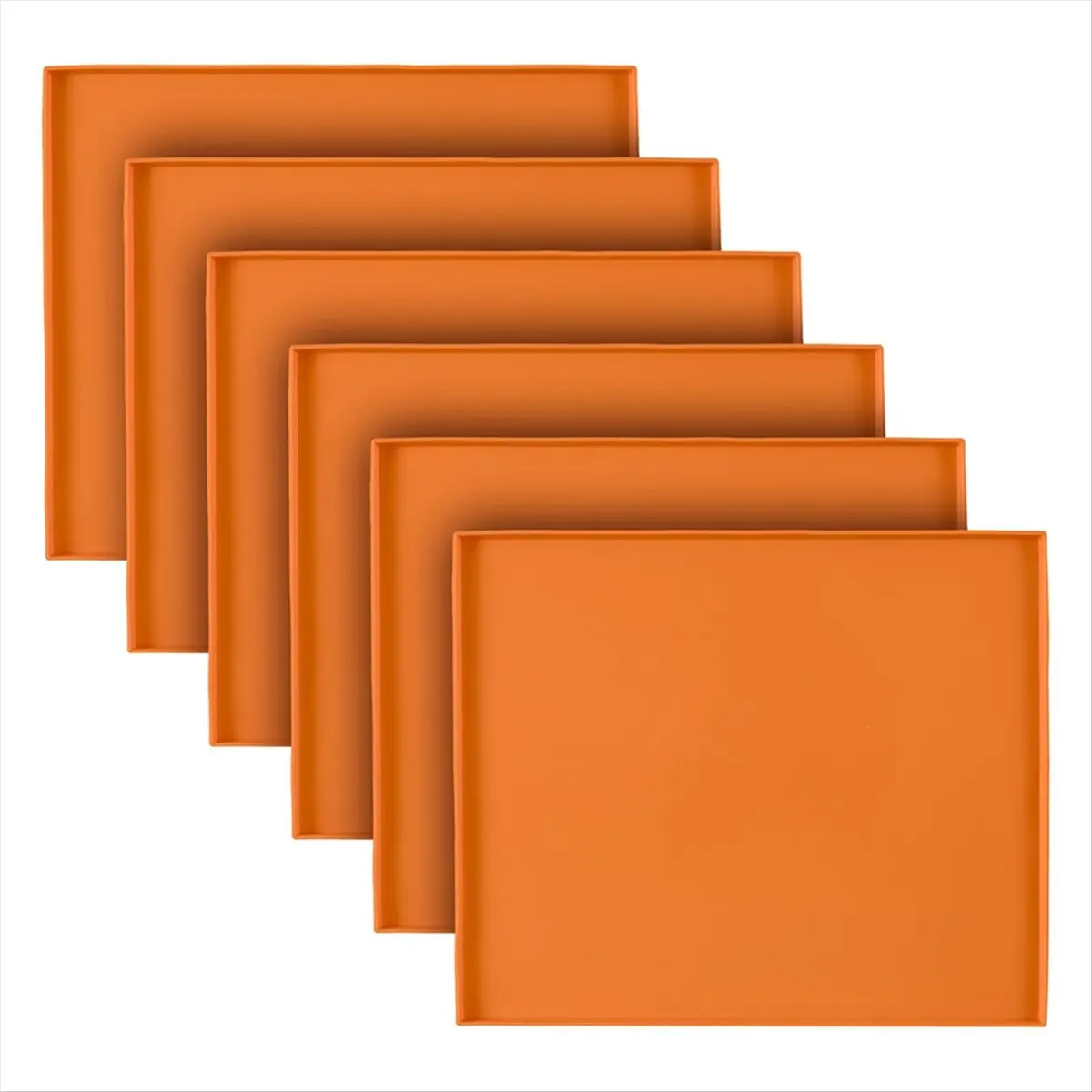 [HIGH] Silicone Dehydrator Trays for Making Fruit Leather, Non Stick Dehydrator Trays with Raised Edge Reusable Silicone Mats