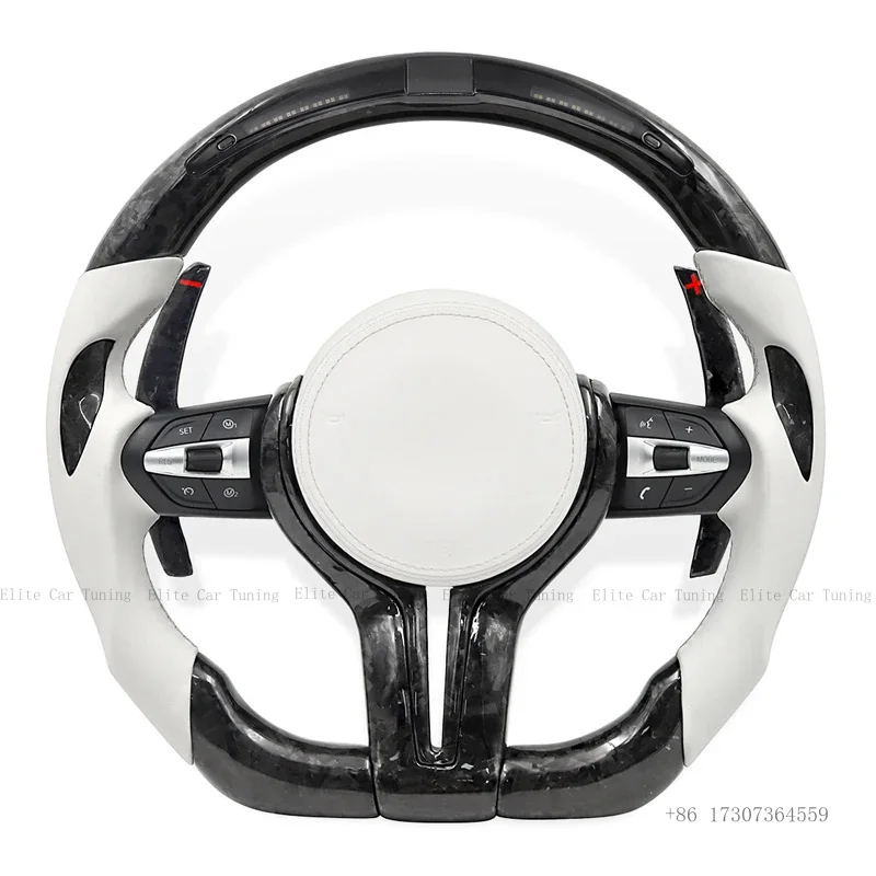 

Кованый карбоновый руль с LED-подсветкой для BMW F01 F06 F10 F11 F12 F30 F32 F33 F34 F36 F20 F22 F80 F82 E90 E91 E92 E60 M3 M4 M5 M6