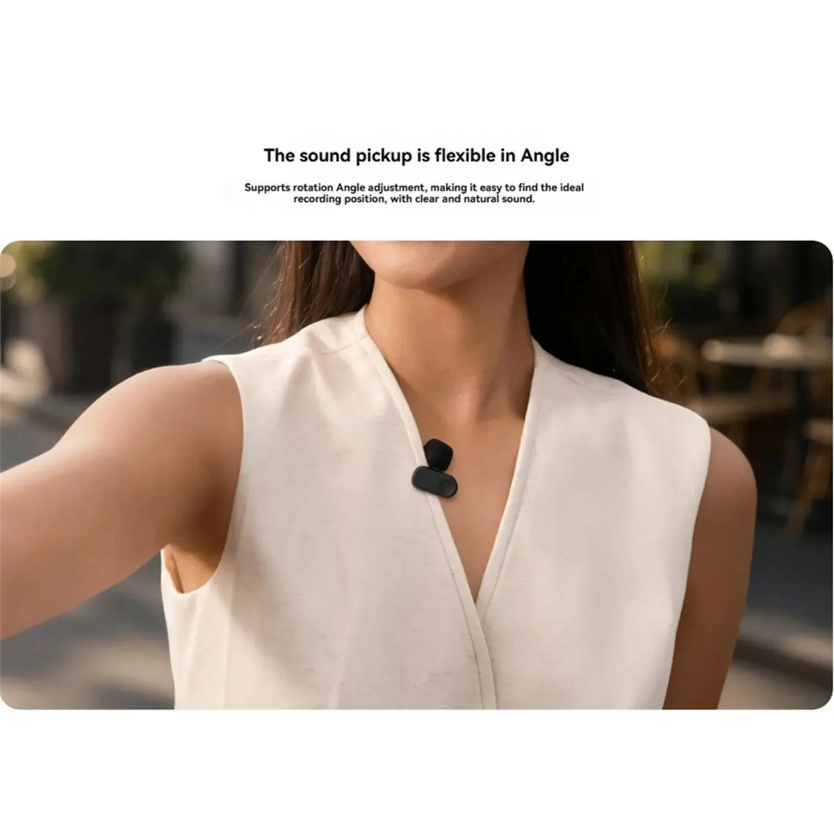 update. For Insta360 Mic Pro Lavalier Mic High-Quality Recording Compact and Easily Concealable Adjustable Angle