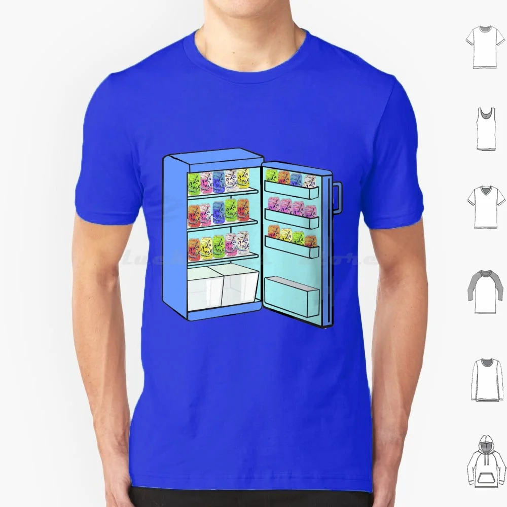 Frigorífico lleno de felicidad camiseta hombres mujeres niños 6xl La Croix Fan Art agua espumosa refrigerio carbonatado comer Soda