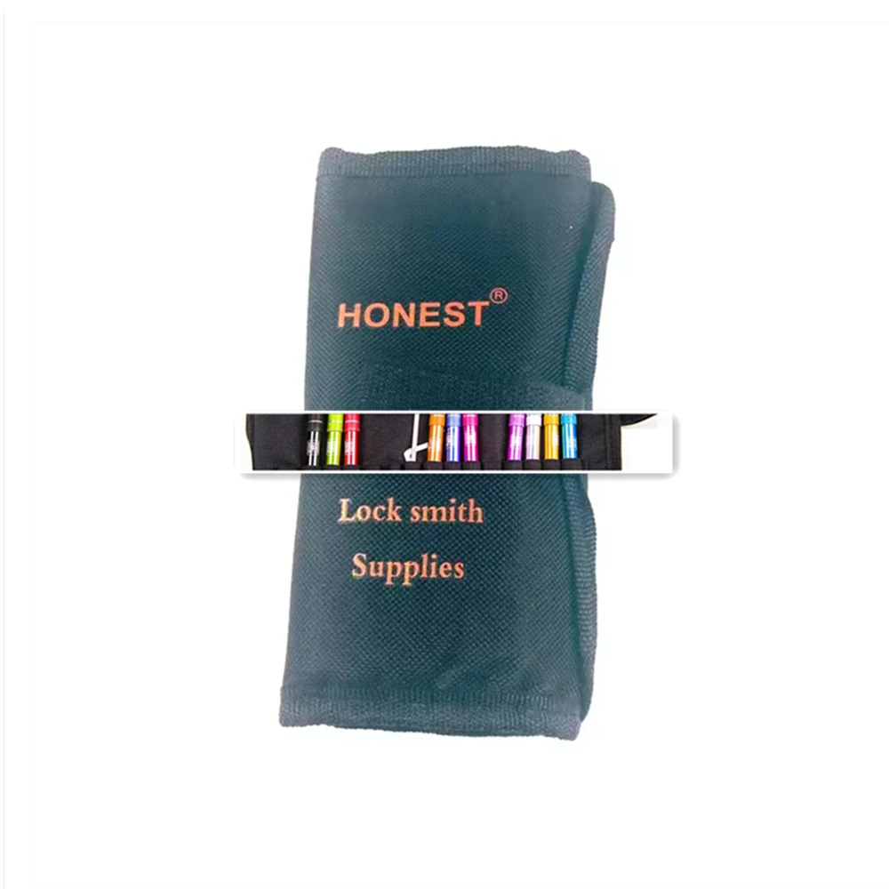 

Honest 8+2 pcs Dimple Lock Pic Set with Colorful Round Handel,Kaba Door Lock Double-end Pick Tool for Locksmith