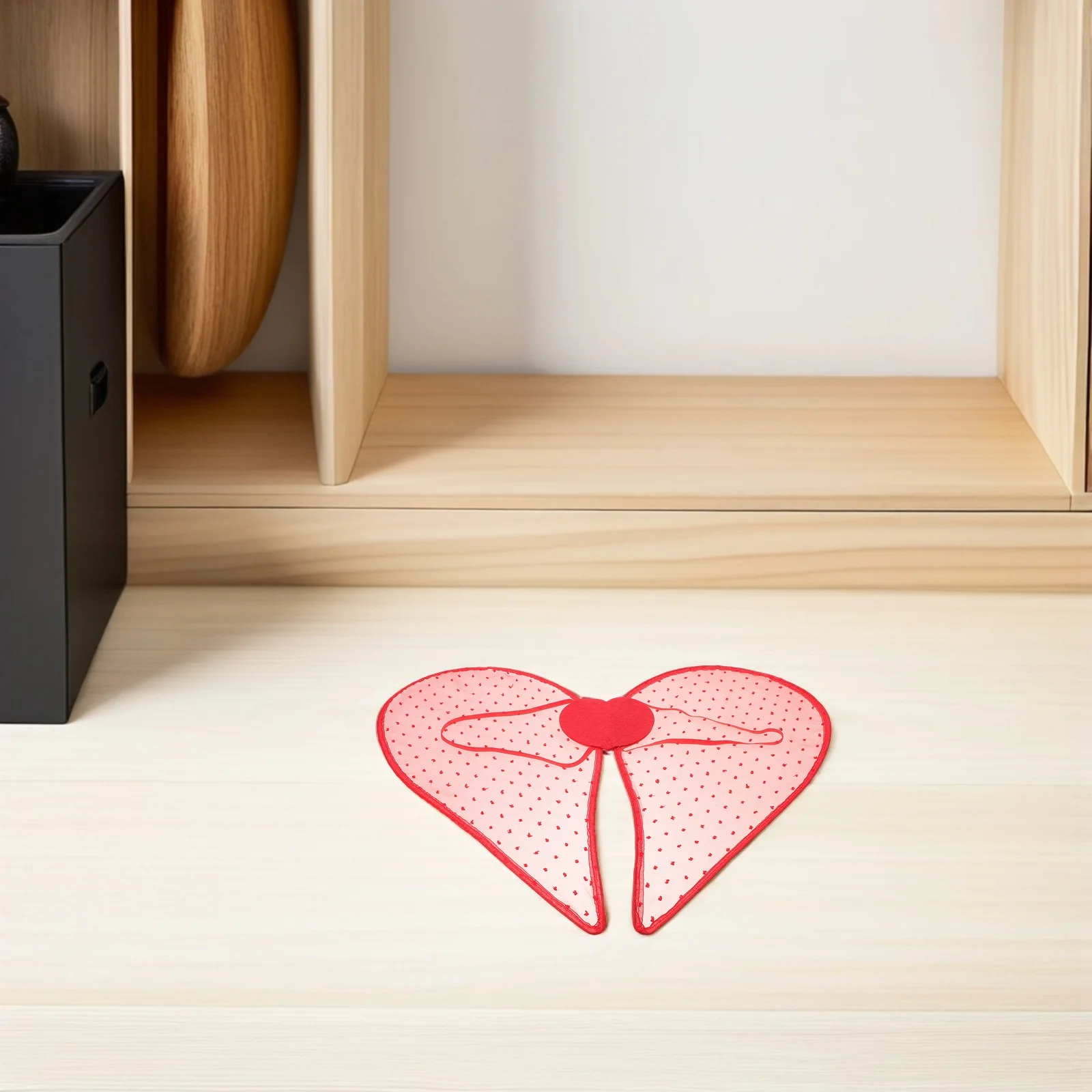 

Red Heart-Shaped Fairy Wings for Women Cupid Costume Accessories Valentine's Day Party Decor Elastic Strap Cosplay Dress Up Prop