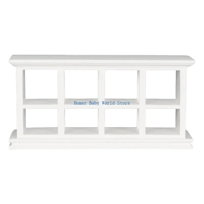 

B2QD Miniature Bakery Cabinet Scene Decors for 1/12 Dollhouses Decorative Accessories