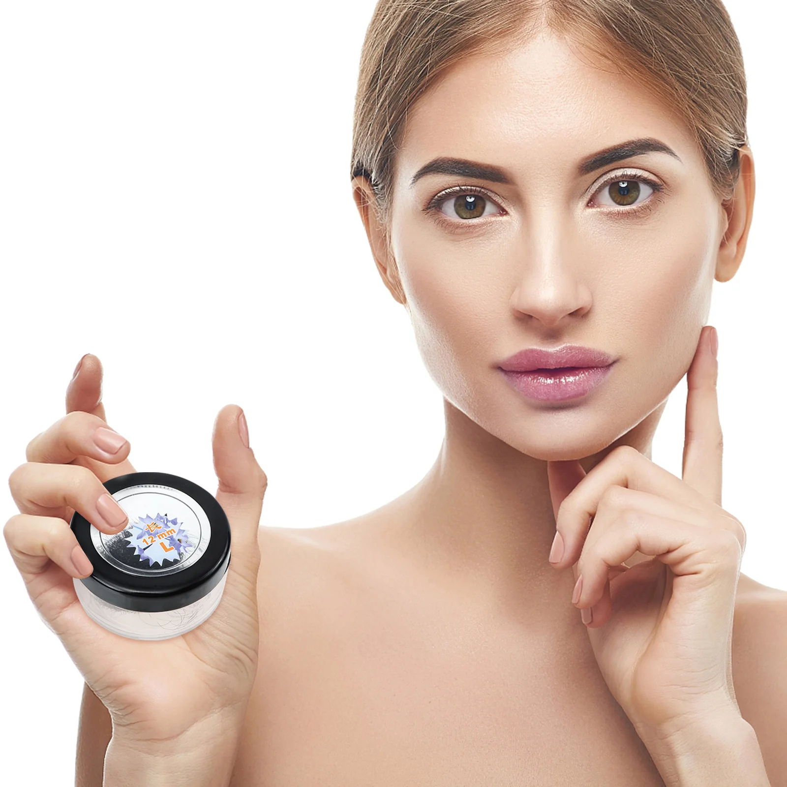 

3 Boxes Individual Lashes Eyelash Extension Kit Flexible Skin Friendly Natural Effect Makeup Lash Practice Fake Eyelashes