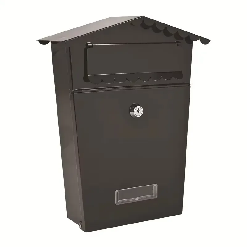 Wholesale High Quality Outdoor Mailbox Low Price Durable Weather Resistant Metal Letter Box For Garden Yard Home Delivery