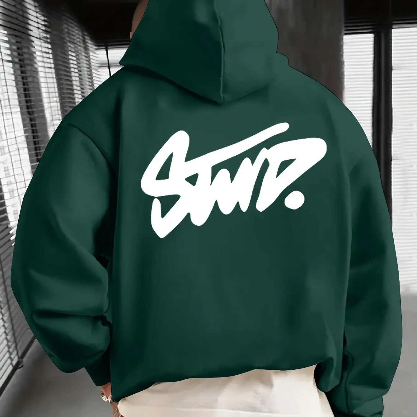 Y2K رجل الملابس اليومية عارضة أزياء شخصية طويلة الأكمام مقنعين المتقدمة الكلاسيكية شعبية الصلبة نمط الإناث السترة #3