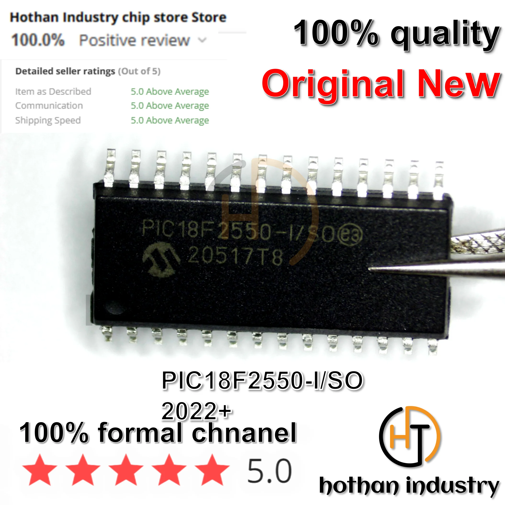 (1-10 PCS) 100%NEW PIC18F2550 PIC18F2550-I/SO 8-bit Microcontrollers - MCU 32kBF 2048RM FSUSB2 SOIC-28